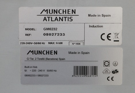 tem bếp Munchen GM-6232