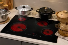 Bếp điện có thể sử dụng với nhiều loại nồi khác nhau nhờ nguyên lý truyền nhiệt trực tiếp.