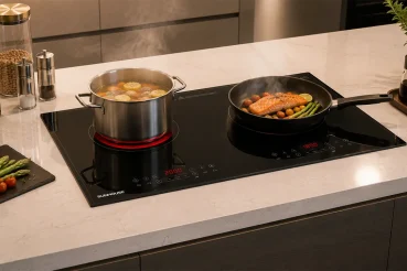 Giá bếp điện đôi dao động từ phân khúc phổ thông đến cao cấp, phù hợp với nhiều nhu cầu sử dụng.