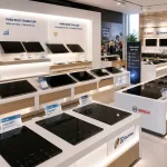 Các mẫu bếp điện từ với nhiều phân khúc giá tại showroom