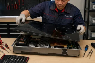 Kỹ thuật viên sửa bếp điện