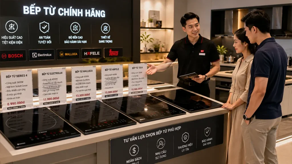 Tư vấn chọn mua bếp từ