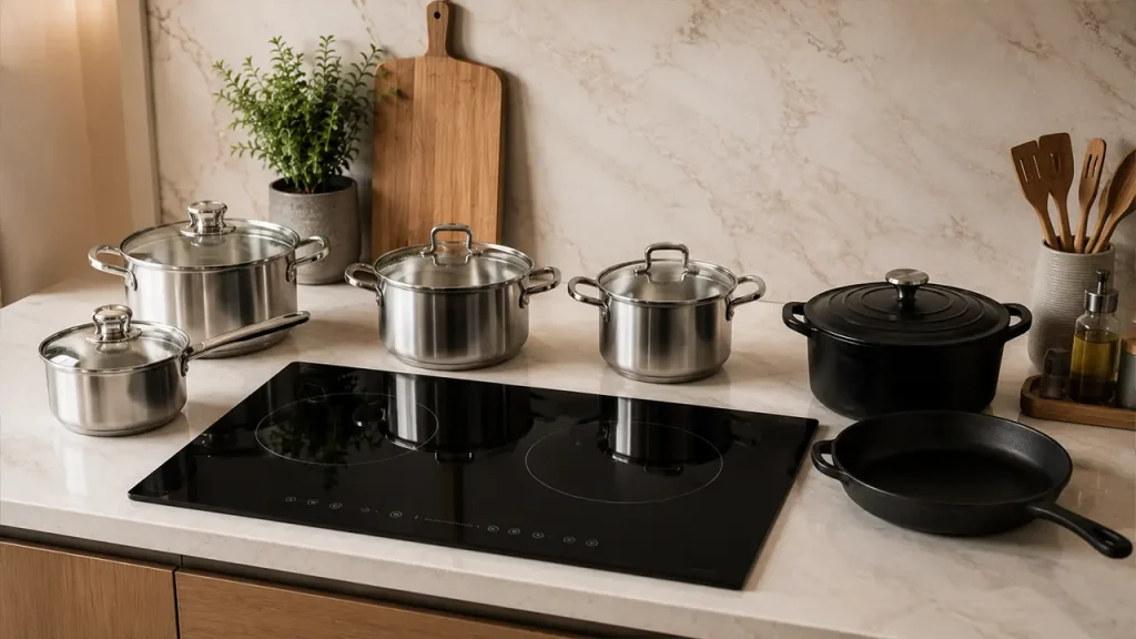 Các loại nồi dùng được cho bếp từ